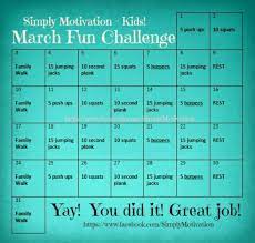 Family Fitness Challenge What A Great Idea Family Fitness Challenge Workout Challenge Family Fitness