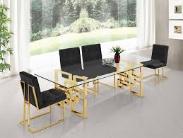 Check spelling or type a new query. Pierre Gold Glass Dining Table Gate Furniture