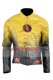 Tom Cavanagh Reverse Flash Leather Jacket Flash Costume Comic Clothes Reverse Flash