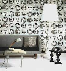 eerie facial wallpaper behang surrealisme