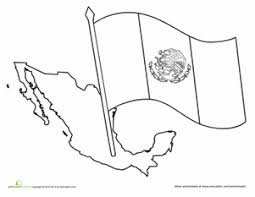 Memorial day honors us soldiers who died fighting for their country. Mexican Flag Worksheet Education Com