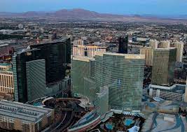 Aerial View Of Mgm City Centre With Aria And Vdara Las Vegas Hotels Las Vegas Hotels Vdara Las Vegas Vegas Vacation
