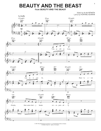 Beauty And The Beast Chords Piano Sheet And Chords Collection