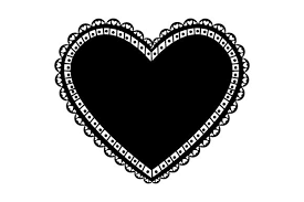 Download Heart With Black Lace Svg Cut File By Creative Fabrica Crafts Creative Fabrica SVG Cut Files