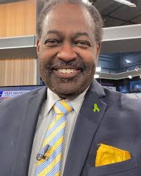 Wearing blue to support first responders