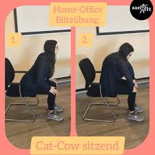 Cat pose and cow pose can be practiced separately or together, depending on your body's needs. Home Office San Fit Fitnessstudio