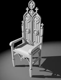 Royal Throne By Andymancan Royal Throne 3d Model 3d Printing