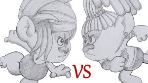 Coloring for girls and boys. Draw A K Pop Troll From Trolls World Tour Youtube