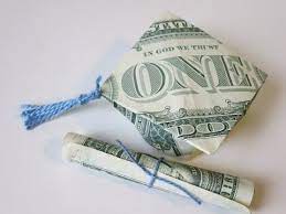 Graduation Cap And Certificate New Improved Version Https Www Youtube Com Watch V Ogev6vjuhjg Yout Dollar Bill Origami Graduation Money Gifts Money Origami