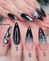 The Most Beautiful Black Winter Nails Ideas Stylish Belles Shiny Nails Designs Ombre Acrylic Nails Nail Designs
