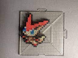494 Victini Perler By Tehmorrison Pokemon Perler Beads Pokemon Bead Hama Beads Pokemon