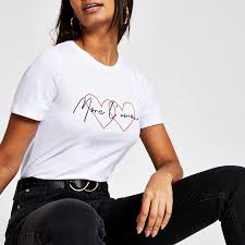 White More L Amour Short Sleeve T Shirt T Shirts For Women Sleeves Short Sleeve