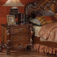 Maybe you would like to learn more about one of these? Cherry Oak King Bedroom Set 4pcs Carved Wood 12137ek Dresden Acme Classic Dresden 12137ek Set 4