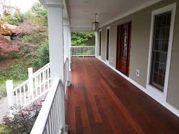 Tongue And Groove Decking Has No Gap Spacing In Between The Boards After It Is Installed Similar To Interi Porch Flooring Wood Floors Wide Plank Ipe Wood Deck