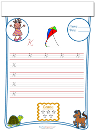 Cursive writing is an art in itself. Alphabet Practice K L Kidspressmagazine Com