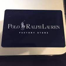 Check spelling or type a new query. Ralph Lauren Other Polo Ralph Lauren Factor Store Gift Card Poshmark