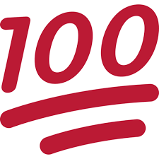With roots in motocross americana, 100% is a premium sports performance brand providing riders with the highest quality in protection and style. 100 Punkte Emoji