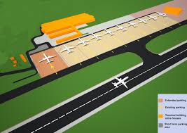 A cargo area apron expansion for a new dhl building at bishop international airport in flint is under construction. Design Of International Air Craft Parking Apron Pumori