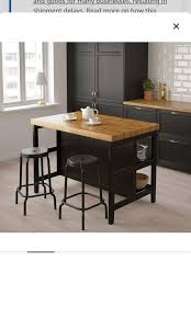 Maybe you would like to learn more about one of these? Ikea Kitchen Island With Bar Stools Vadholma Furniture Home Living Furniture Tables Sets On Carousell