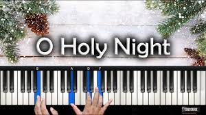 Belajar Piano O Holy Night Christmas Project Rohani Piano Keyboard Youtube O Holy Night Piano Songs Holy Night