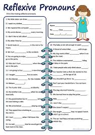 Reflexive Pronouns Worksheet Free Esl Printable Worksheets Made By Teachers Reflexive Pronoun English Lessons English Vocabulary