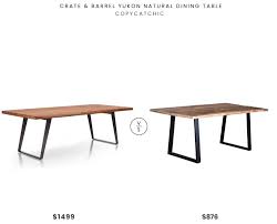 Daily Find Crate Barrel Yukon Natural Dining Table Copycatchic