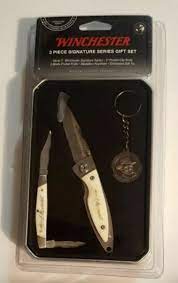 Comes in a branded gift box. Winchester Knives 3 Piece Signature Series Gift Set 200th Commemorative For Sale Online Ebay