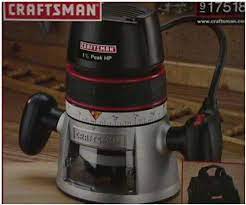 Sears craftsman router model 9_24011. Elcosh Cpsc Owt Industries Inc And Sears Announce Recall Of Electric Routers Used In Woodworking