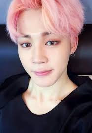 Te Amo Park Jimin Pink Hair Jimin Pink Hair Jimin Selca