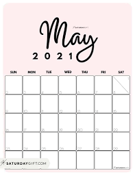 Free printable calendar 2021 template are available here in blank & editable format. Printable Calendar By Month In 3 Cute Colors Saturdaygift