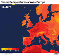 The Uks Record Breaking Heat In Maps Europe Uk Weather