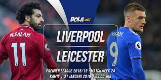 The sides come into this separated by just a point near the top of the table. Data Dan Fakta Premier League Liverpool Vs Leicester City Bola Net