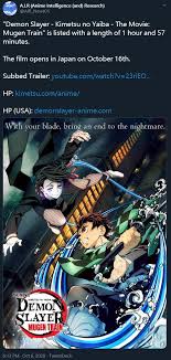 Embark on a new mission with tanjiro, nezuko, zenitsu, and inosuke, as they join flame hashira, kyojuro rengoku. Demon Slayer Kimetsu No Yaiba The Movie Mugen Train Is Listed With A Length Of 1 Hour And 57 Minutes 9gag