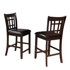 Homesullivan 24 In Ryoko Warm Cherry Cushioned Bar Stool Set Of 2 402423 24 2pc The Home Depot In 2020 Counter Height Chairs Counter Stools Dining Chair Set