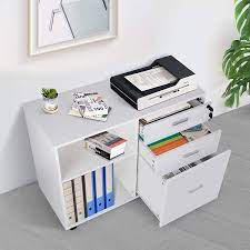 Maybe you would like to learn more about one of these? Buy Tusy White Office Cabinet 3 Drawer File Cabinet With Lock Printer Stands With Storage Shelves For Home Office Study Online In Vietnam B094w5cpx1
