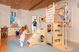 Wood Indoor Playset Cedarworks Rhapsody Indoor Playsets And Playhouses Bring Active Play Indoor Playset Play Houses Indoor Play Equipment