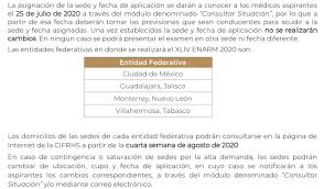 La convocatoria se encuentra en la página www.cifrhs.salud.gob.mx, cada año resultados del enarm. Mauricio Ambriz Auf Twitter Convocatoria Para El Examen Nacional Para Aspirantes A Residencias Medicas Enarm 2020 Https T Co Nijmjhnxki