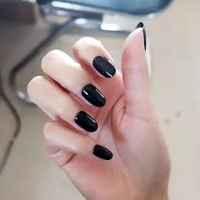 Check spelling or type a new query. Buy Fake Nails Black Short Nail Nail Piece Solid Color Nail Piece Glue Hand Nail Piece Plain Color Fake Nail Patch Finished Product On Ezbuy My