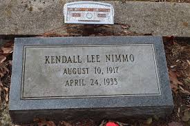 Kendall Lee Nimmo (1917-1933)