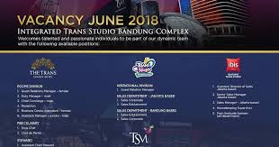 Jogja city mall (pt garuda mitra sejati). Lowongan Kerja Trans Studio Bandung Lulusan Sma Smk D3 S1 2021