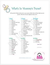 On this page, you will find 37 free printable baby shower games. Free Printable Baby Shower Games Perfect For Every Worksheets Whats In Mommys Purse Free Baby Shower Games Printable Worksheets Worksheets Geometry Homework Free Printable Clock Grade 8 Math Help Math Worksheets For