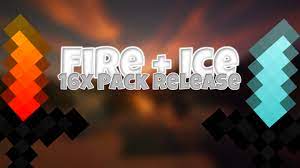 Cool icy miner with pickaxe in pouch. Fire Ice Pack Minecraft Texture Pack