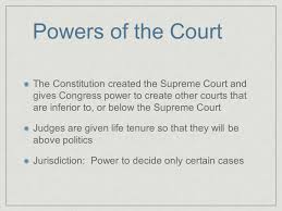 The courtroom of the supreme court of the united states. What Is The Role Of The Supreme Court In The American Constitutional System Lesson Ppt Download