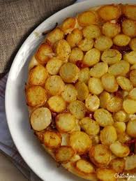 Tarte Tatin Aux Pommes De Terre Nouvelles Blog De Chataigne Tarte Tatin Aux Pommes Pomme De Terre Nouvelle Tarte Tatin