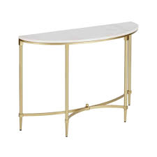 Madison Park Signature Mps120 0125 Bordeaux Console Table White Marble Top On Gold Legs In 2020 Metal Console Table Marble Console Table Console Table