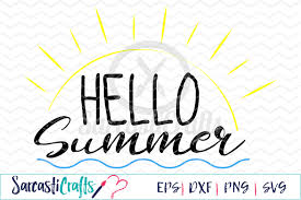 Sister of the bride this free svg cutting file contains the following formats: Free Hello Summer Eps Svg Dxf Png Crafter File