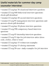 resume for counselor position