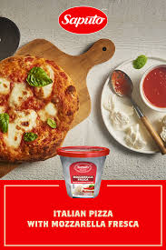Italian Pizza With Mozzarella Fresca Recipe Saputo Cheese Recipe Recipes Italian Pizza Delicious Pizza Recipes