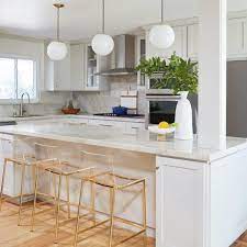 When redesigning a kitchen the center focal point should be ideas for a kitchen island. The Best Kitchen Island Chairs Bellavitastyle In 2021 Modern White Kitchen Island Stools For Kitchen Island White Modern Kitchen