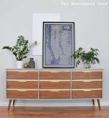 Find the best two tone dressers for your home in 2021 with the carefully curated selection available to shop at houzz. Grey And Natural Walnut Mid Century Dresser The Weathered Door
